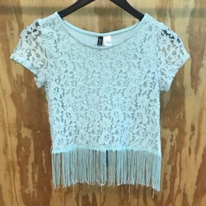 H&M Divided Blue Top